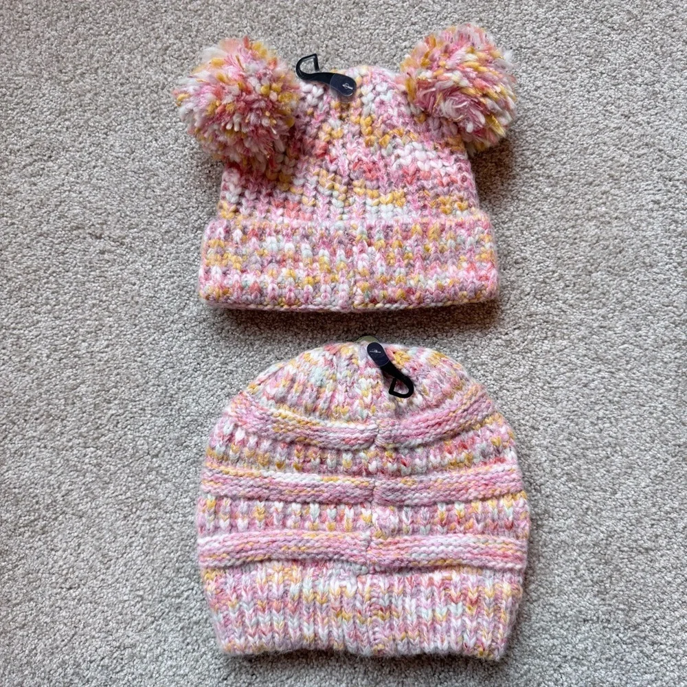 NWT C.C Mommy/ Daughter matching wool blend hats bundle